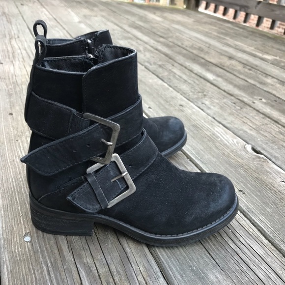 Steve Madden Dyyson Leather Motorcycle 